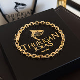 Pulseira Cadeado 5mm 14gr Fecho Bomba Banhado A Ouro 18k