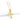 Pingente Crucifixo Face de Cristo Detalhado Cravejado P 2,5x1,5cm Banhado A Ouro 18k