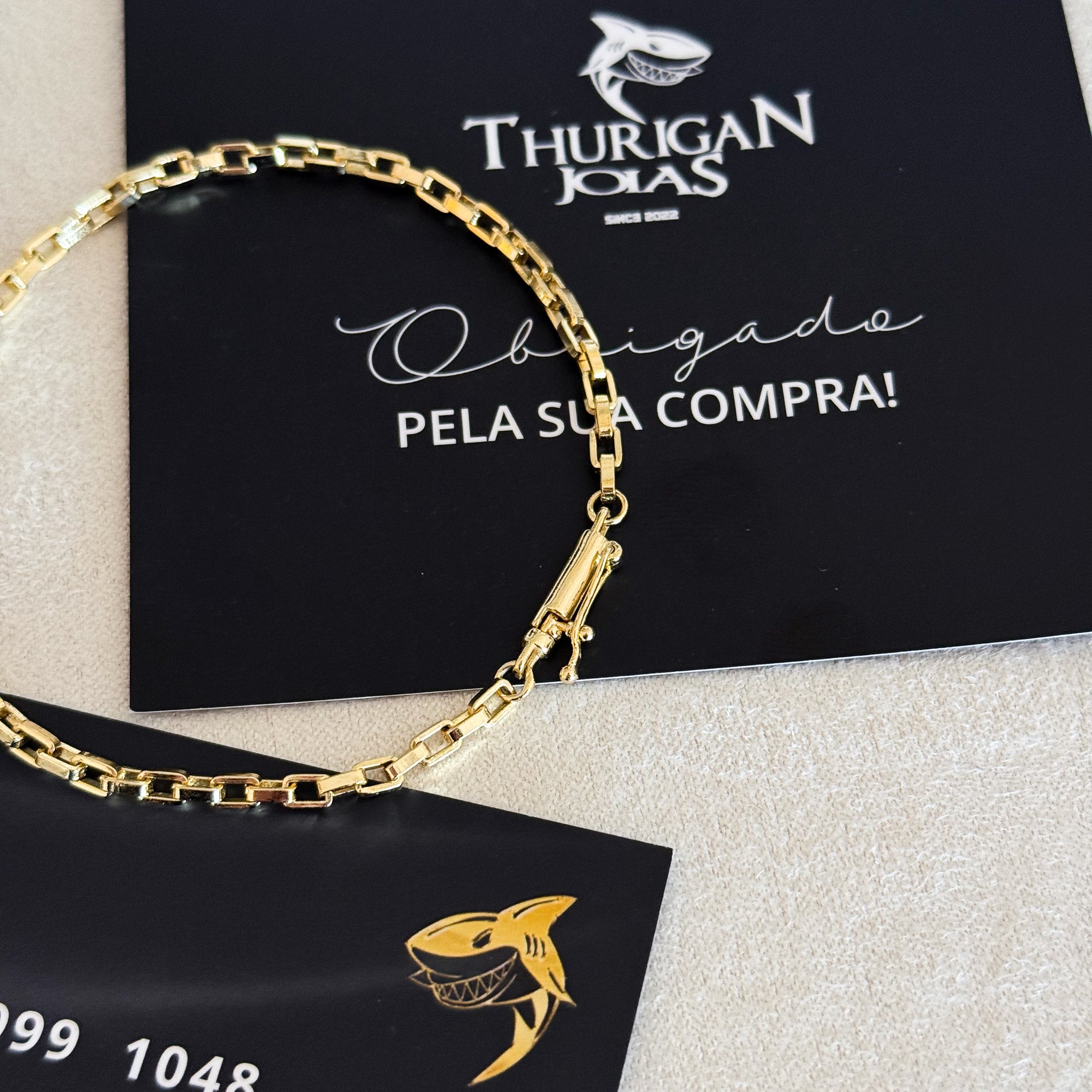 Colar Crucifixo Português - Corrente e Pulseira Veneziana Banhado A Ouro 18k
