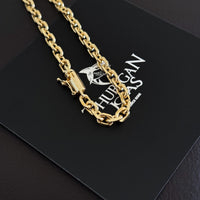 Pulseira Cadeado 5mm 14gr Fecho Bomba Banhado A Ouro 18k
