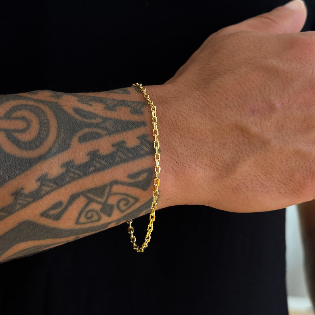 Pulseira Cadeado 2mm 3gr Fecho Bomba Banhado A Ouro 18k