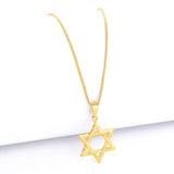 Pingente Estrela De Davi Vazado 1,5x1,5cm Banhado A Ouro 18k