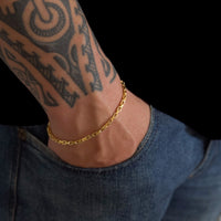 Colar Filipenses 4:13 - Corrente e Pulseira Veneziana Banhado A Ouro 18k