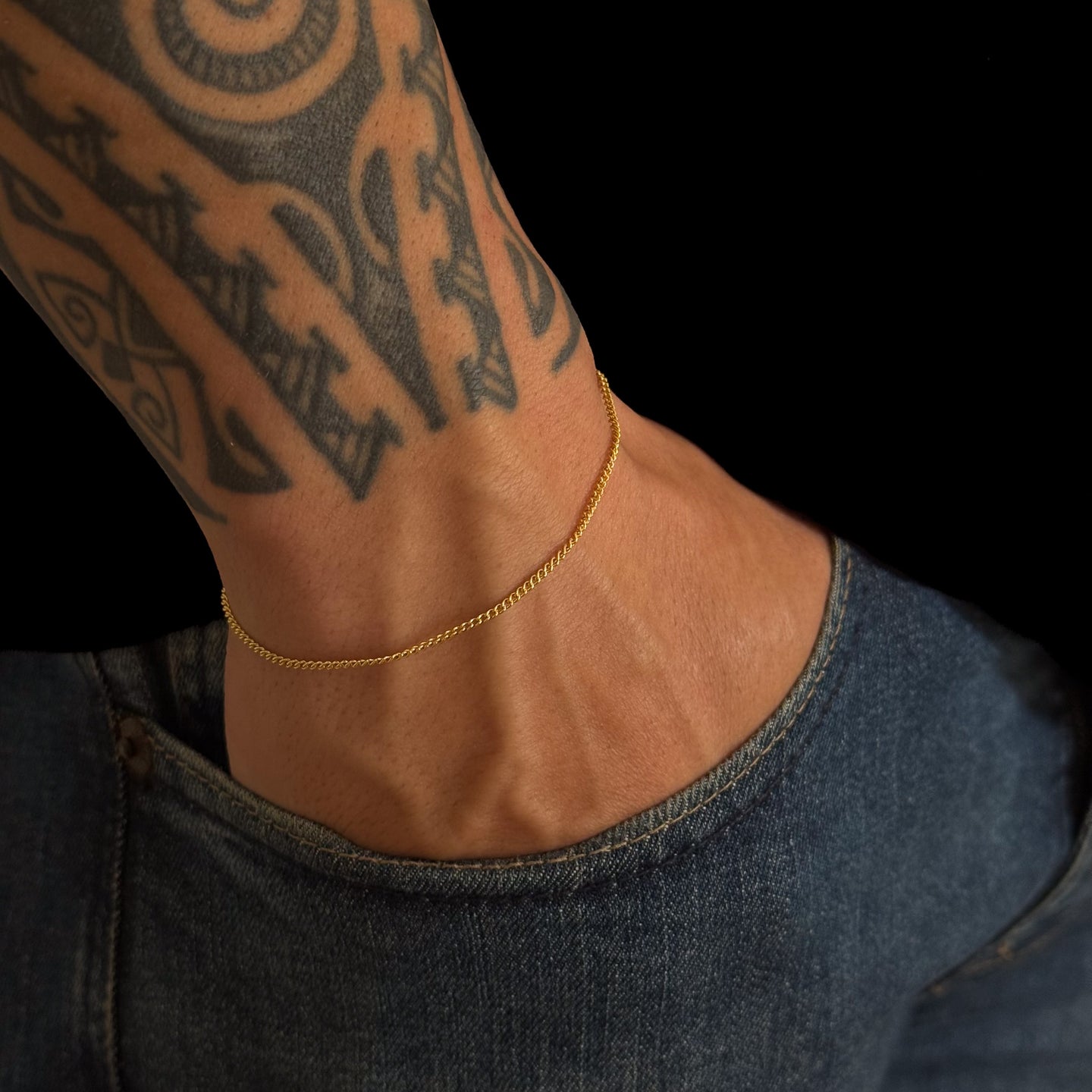 Pulseira Grumet 1,5mm 1gr Fecho Lagosta Banhado A Ouro 18k