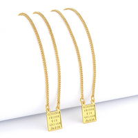 Escapulário Grumet Sagrado Coração de Jesus 1,5mm 6gr 70cm Banhado A Ouro 18k