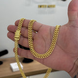 Corrente Grumet Dupla 9mm 59gr Fecho Duplo Banhado A Ouro 18k