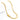 Corrente Cadeado 5mm 38gr Fecho Duplo Banhado A Ouro 18k