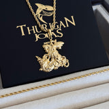 Colar São Jorge - Corrente e Pulseira Baiana Banhado A Ouro 18k