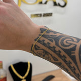 Pulseira 3 por 1 Fígaro 1,5mm 2gr Fecho Lagosta Banhado A Ouro 18k