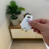 Brinco Argola 2 Fileiras Cravejado Banhado A Ouro 18k