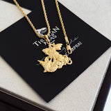 Colar São Jorge - Corrente e Pulseira Baiana Banhado A Ouro 18k