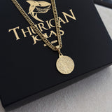 Colar Medalha De São Bento - Corrente Lacraia Banhado A Ouro 18k