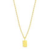 Colar Filipenses 4:13 - Corrente Veneziana Banhado A Ouro 18k