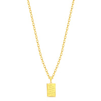 Colar Filipenses 4:13 - Corrente Veneziana Banhado A Ouro 18k