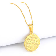 Pingente Medalha Espírito Santo Características 2,5x2,5cm Banhado A Ouro 18k