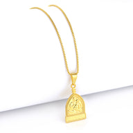 Pingente Mãe Rainha 2,5x1,5cm Banhado A Ouro 18k