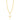 Colar Crucifixo Palito M - Corrente Cadeado Banhado A Ouro 18k