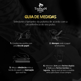 Kit Corrente e Pulseira Lacraia 10mm Fecho Duplo Banhado A Ouro 18k