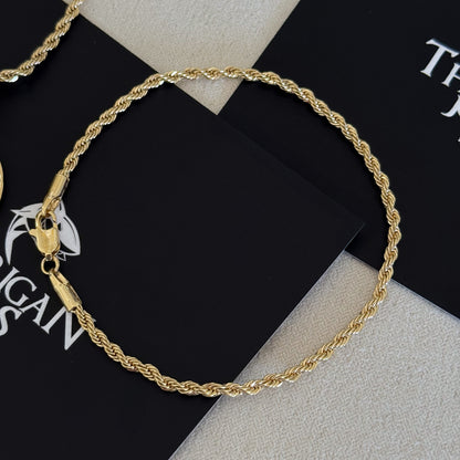 Colar Medalha Rosa Dos Ventos Cravejado P - Corrente e Pulseira Baiana Banhado A Ouro 18k