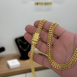 Corrente Grumet Dupla 9mm 59gr Fecho Duplo Banhado A Ouro 18k