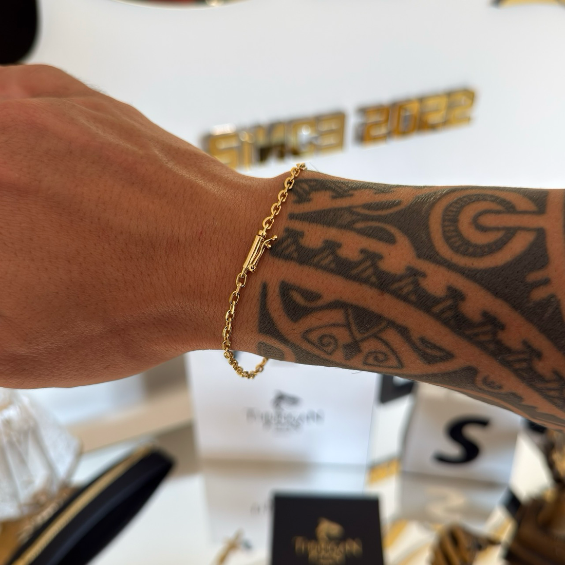 Pulseira Cadeado 2mm 3gr Fecho Bomba Banhado A Ouro 18k