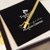 Pulseira Grumet Dupla 7mm 13gr Fecho Duplo Banhado A Ouro 18k