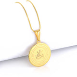 Pingente Medalha São Jorge Oração 2,5X2,5cm Banhado A Ouro 18k