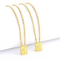 Escapulário Cadeado 1,5mm Fé 6gr 70cm Banhado A Ouro 18k