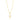 Colar Crucifixo Palito M - Corrente Cadeado Alongado Banhado A Ouro 18k